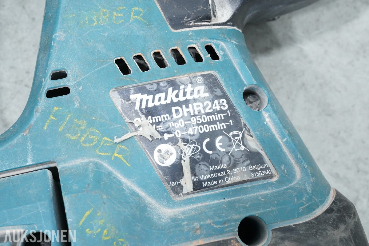 Makita kombihammere, vinkelsliper, multiverktøy, slagbormaskin, støvsuger, arbeidslampe++