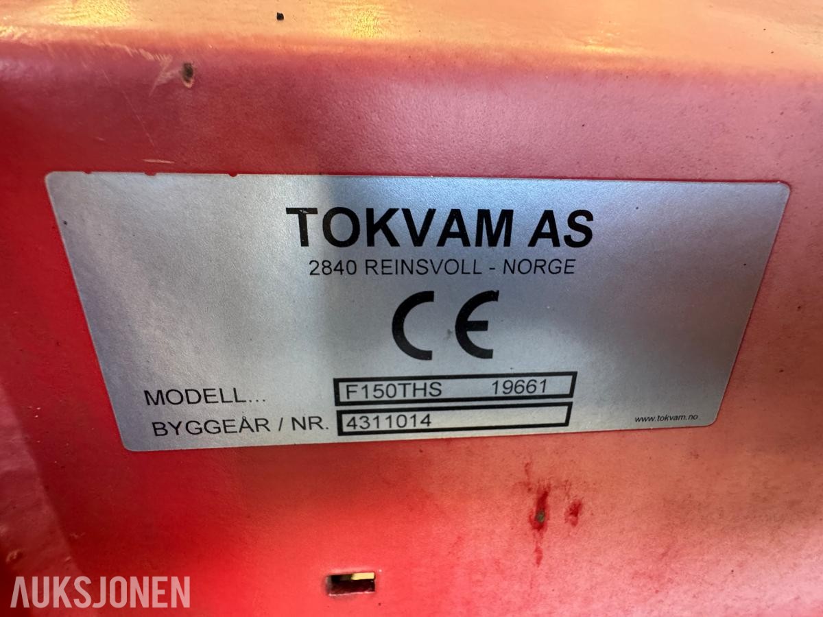 Tokvam F150THS snøfreser
