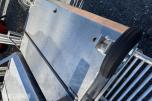 Søppelkasser aluminium på hjul / 5 stk / ubrukt 
