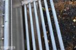 Søppelkasser aluminium på hjul / 5 stk / ubrukt 