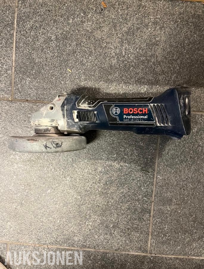 Bosch GWS18v-125 vinkelsliper