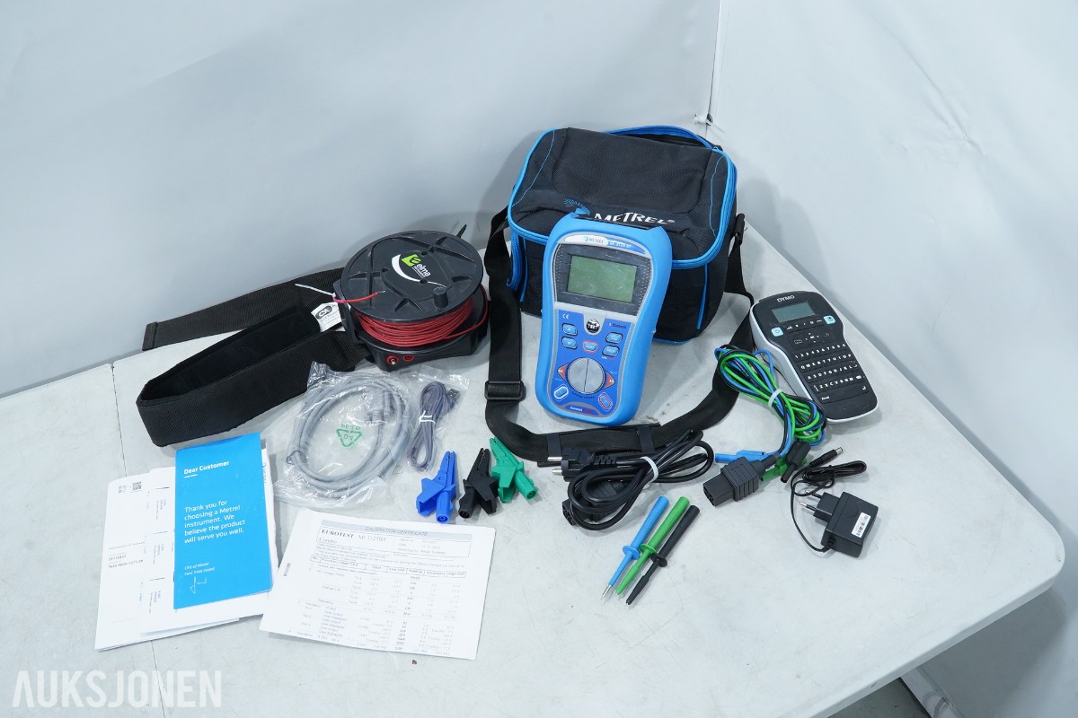Metrel MI 3125 BT EurotestCOMBO installasjonstester med måleutstyr