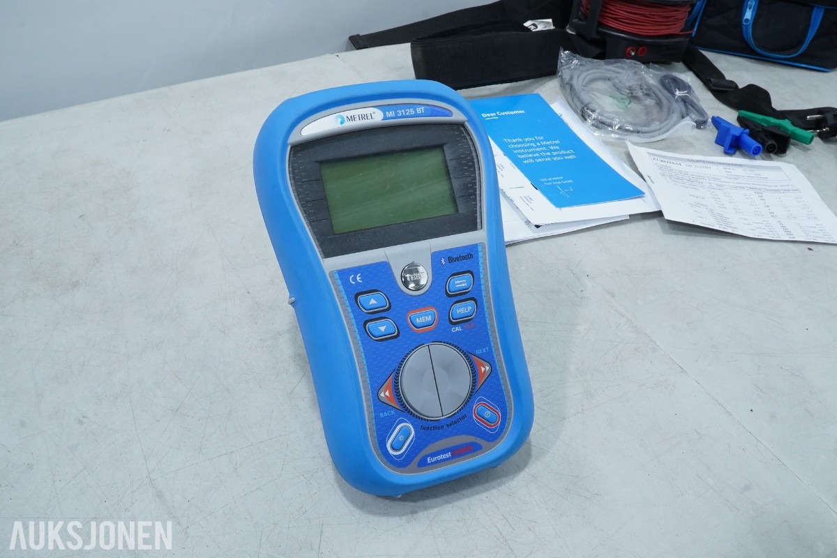 Metrel MI 3125 BT EurotestCOMBO installasjonstester med måleutstyr