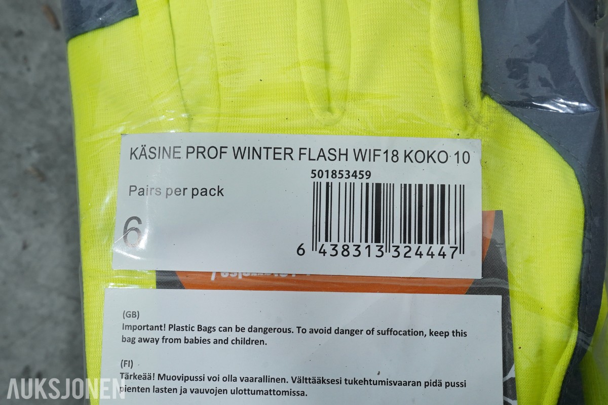 Parti med 5 stk Keter arbeidsbord, arbeidshansker og arbeidstelt