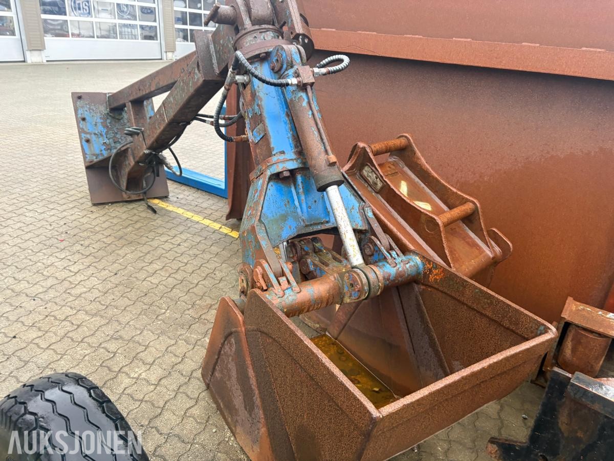 Hydraulisk grabb med forlenger og S70-feste