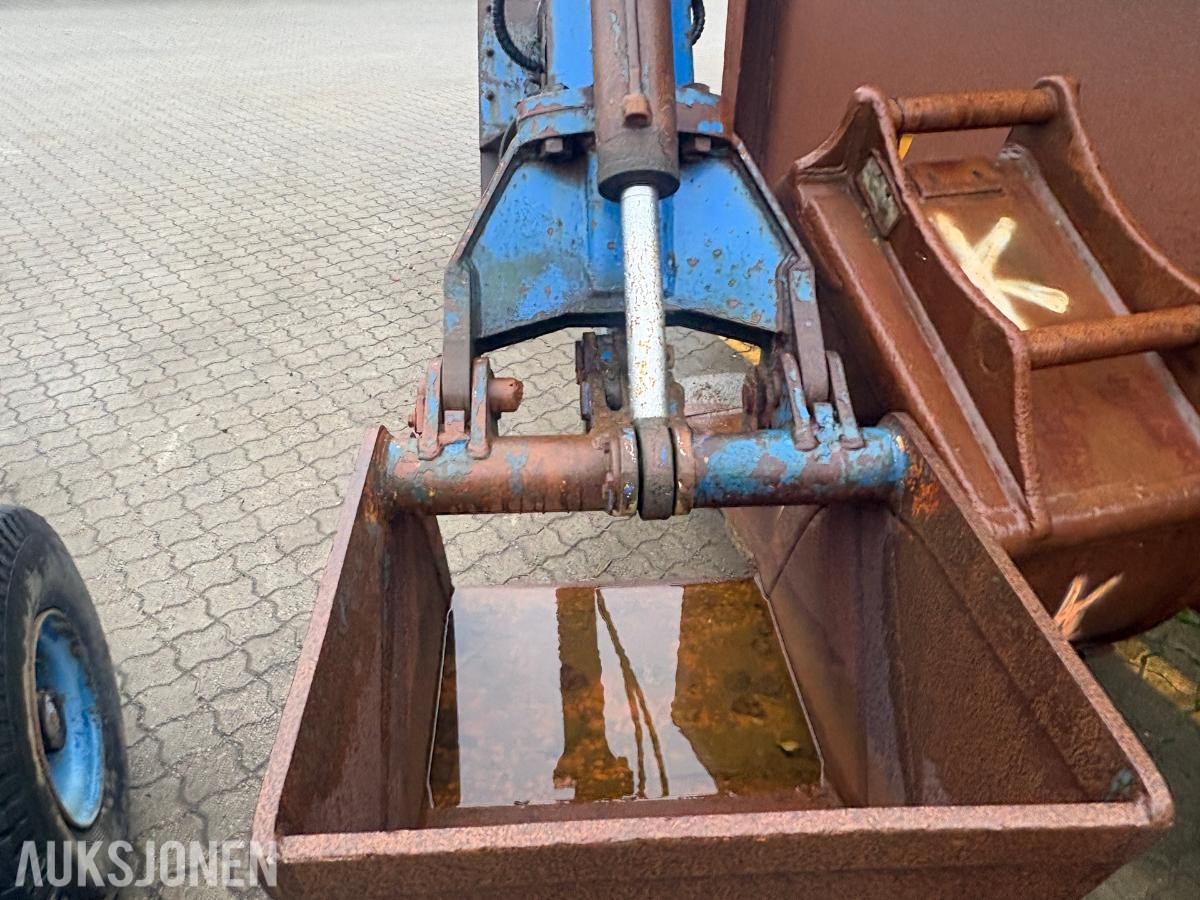 Hydraulisk grabb med forlenger og S70-feste