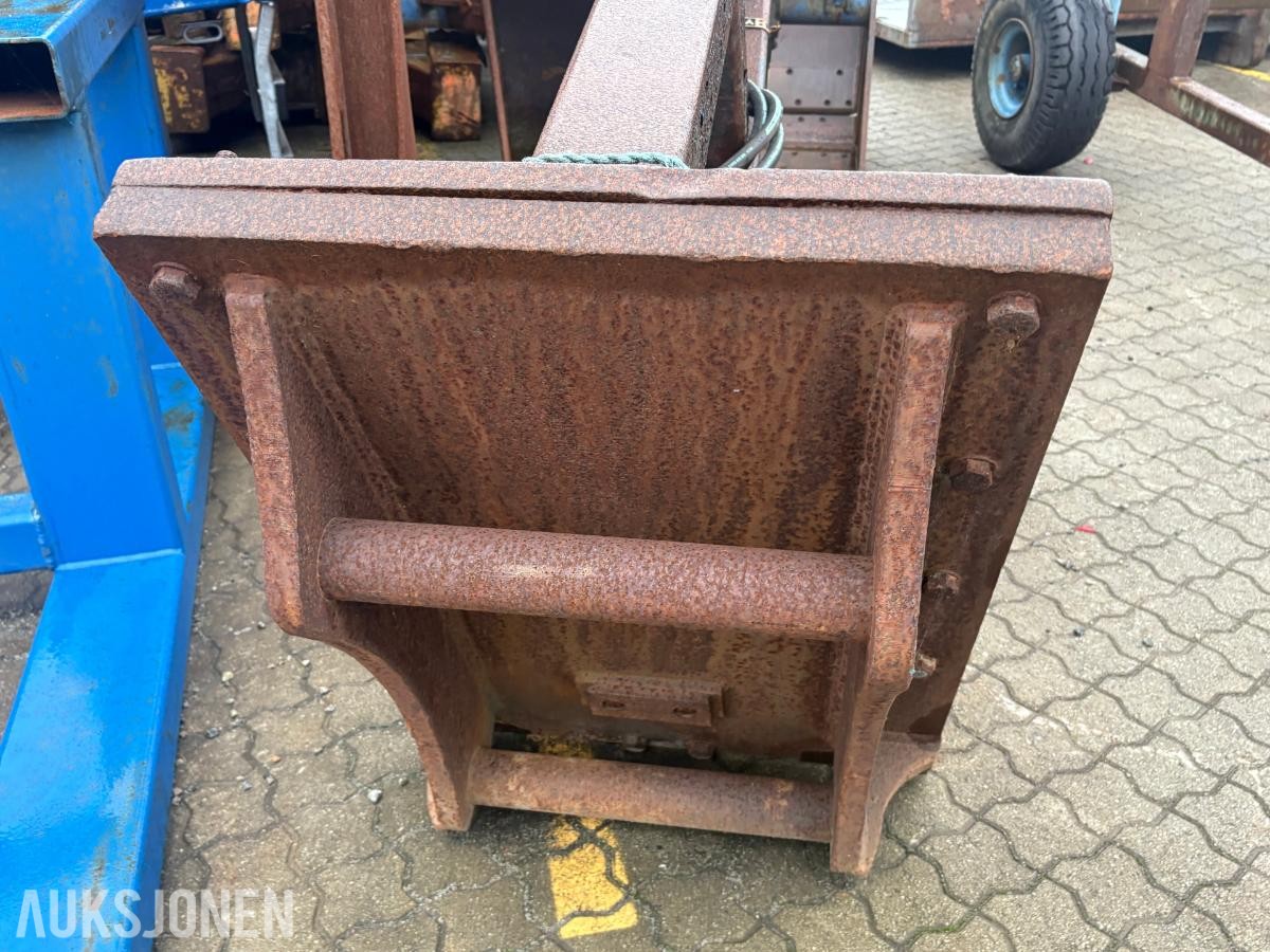 Hydraulisk grabb med forlenger og S70-feste