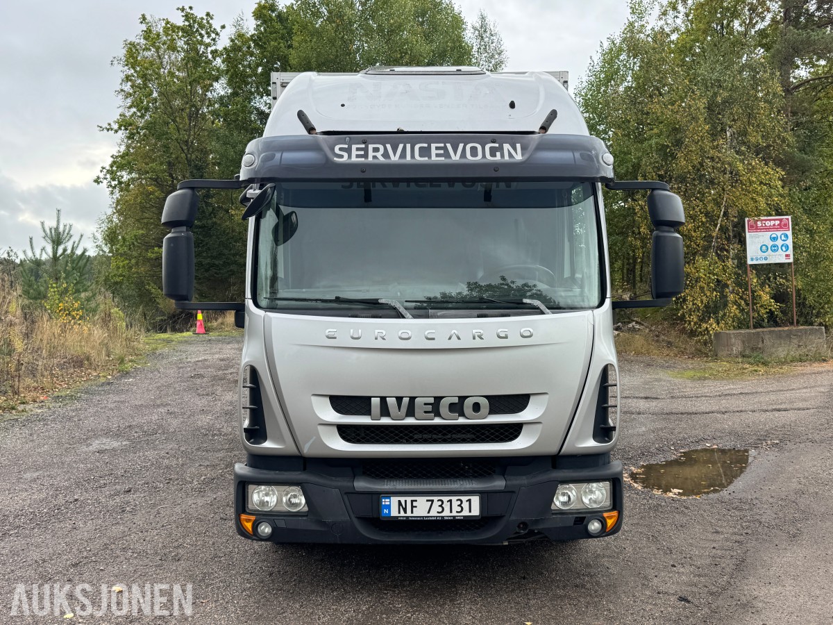 2015 Iveco 80E22/ P servicebil med verkstedinnredning og bakløfter