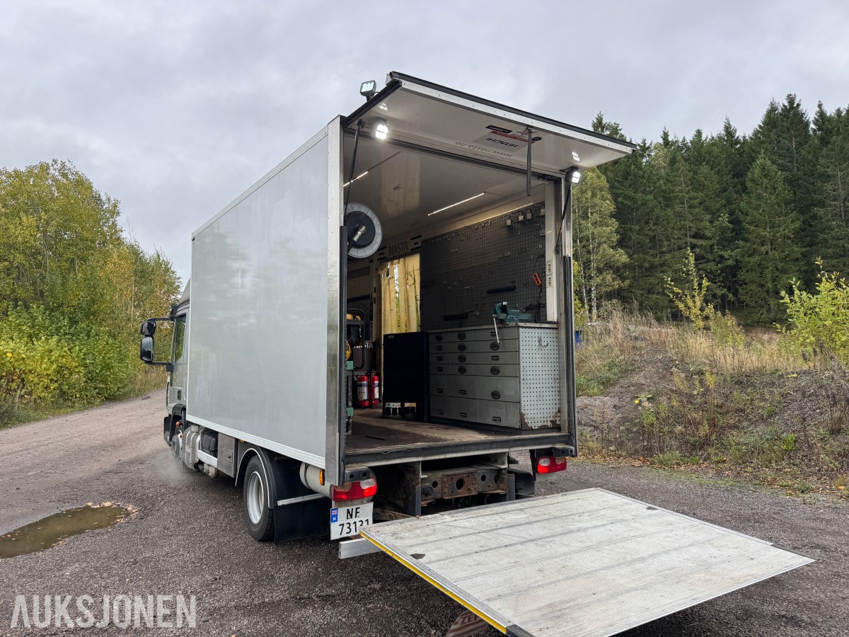 2015 Iveco 80E22/ P servicebil med verkstedinnredning og bakløfter