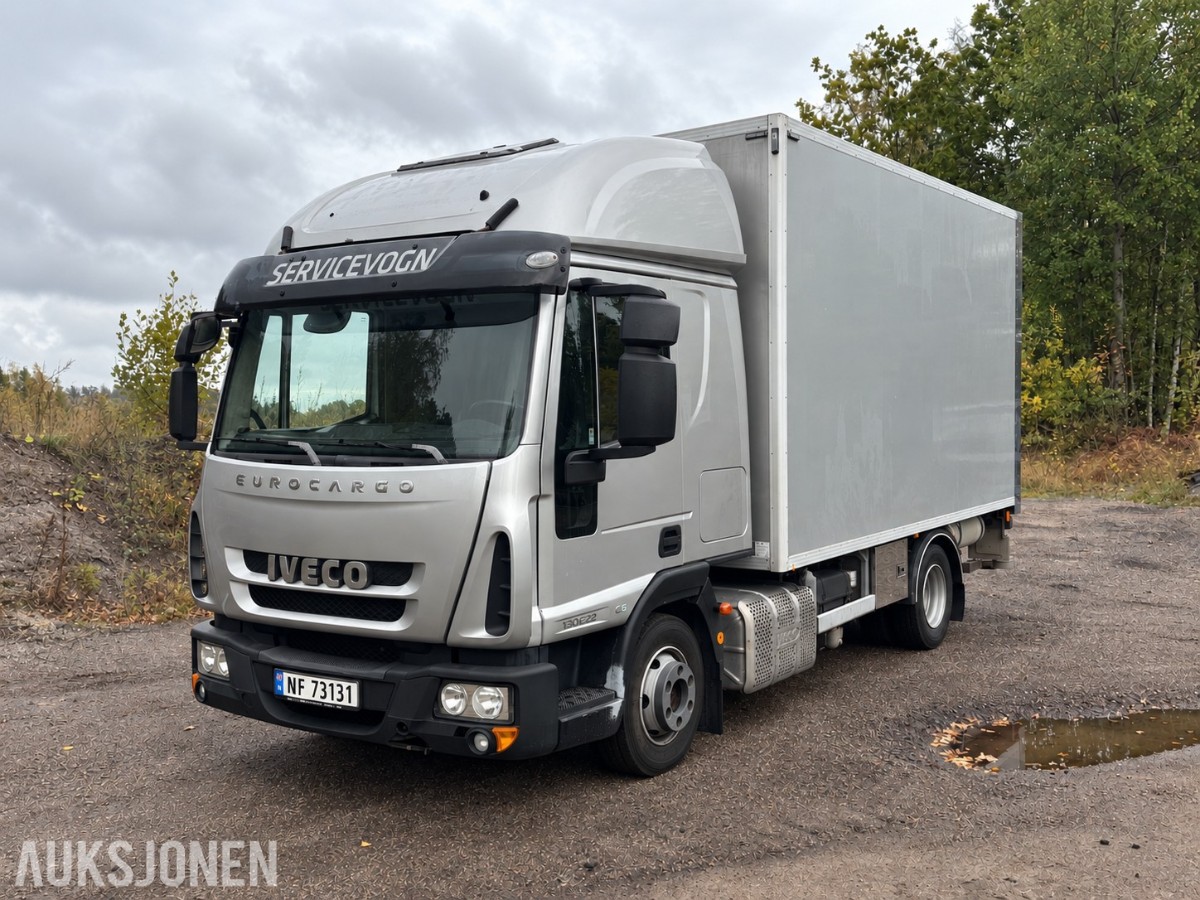 2015 Iveco 80E22/ P servicebil med verkstedinnredning og bakløfter