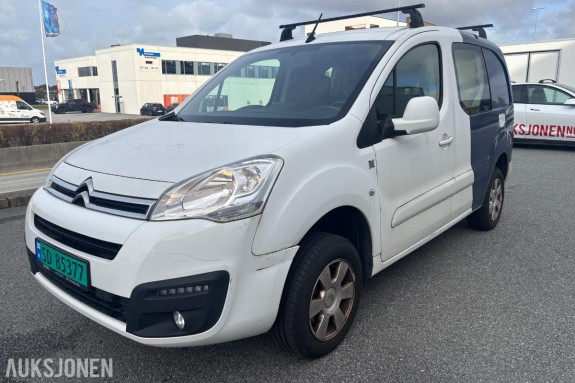 2017 Citroën Berlingo Dangel 4X4 1.6 HDi 99 hk - Verktøyinnredning - 171128km - rep.objekt