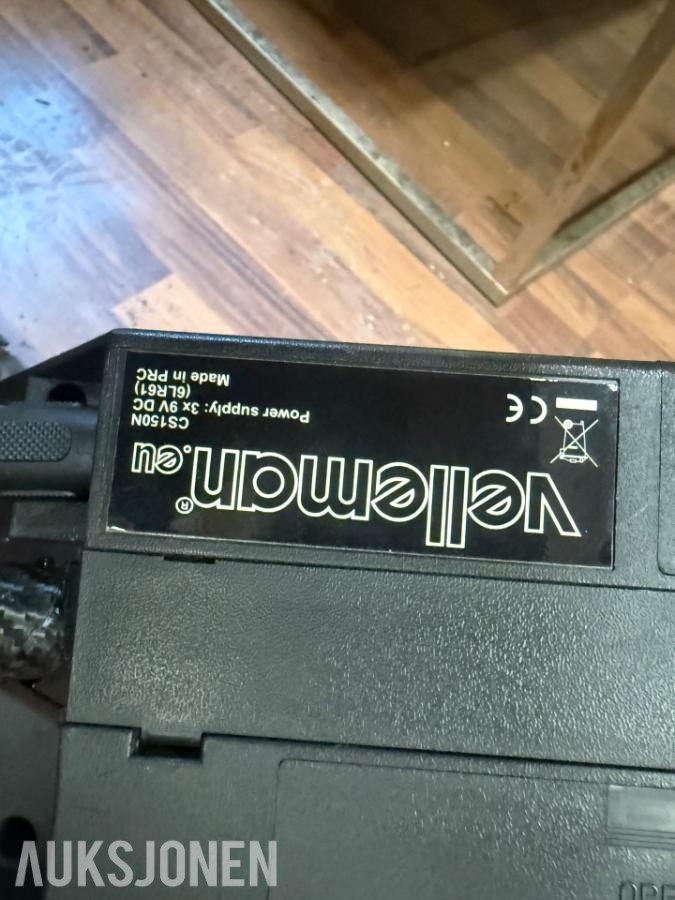 Velleman CS150N metalldetektor – med søkeskive og analogt display CS150N