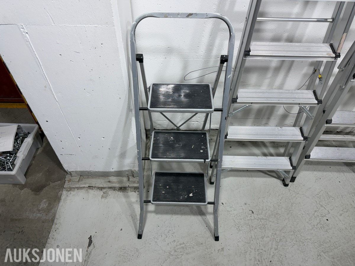Parti Zarges og Hard Head stiger i aluminium