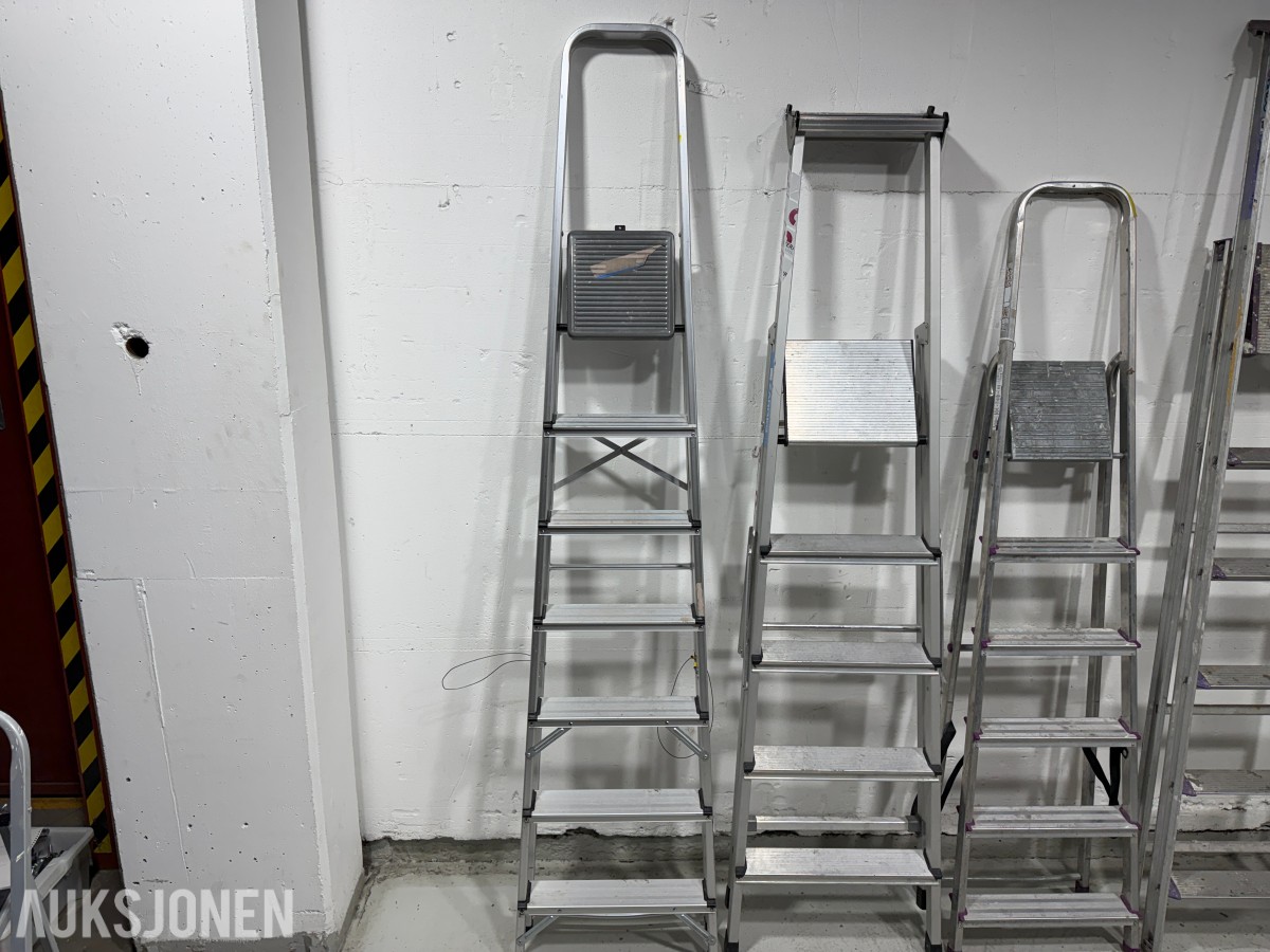 Parti Zarges og Hard Head stiger i aluminium