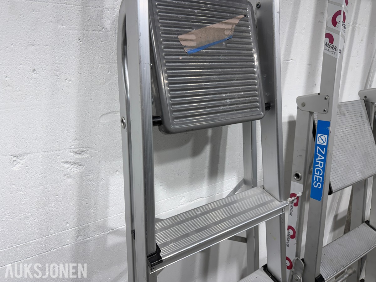 Parti Zarges og Hard Head stiger i aluminium