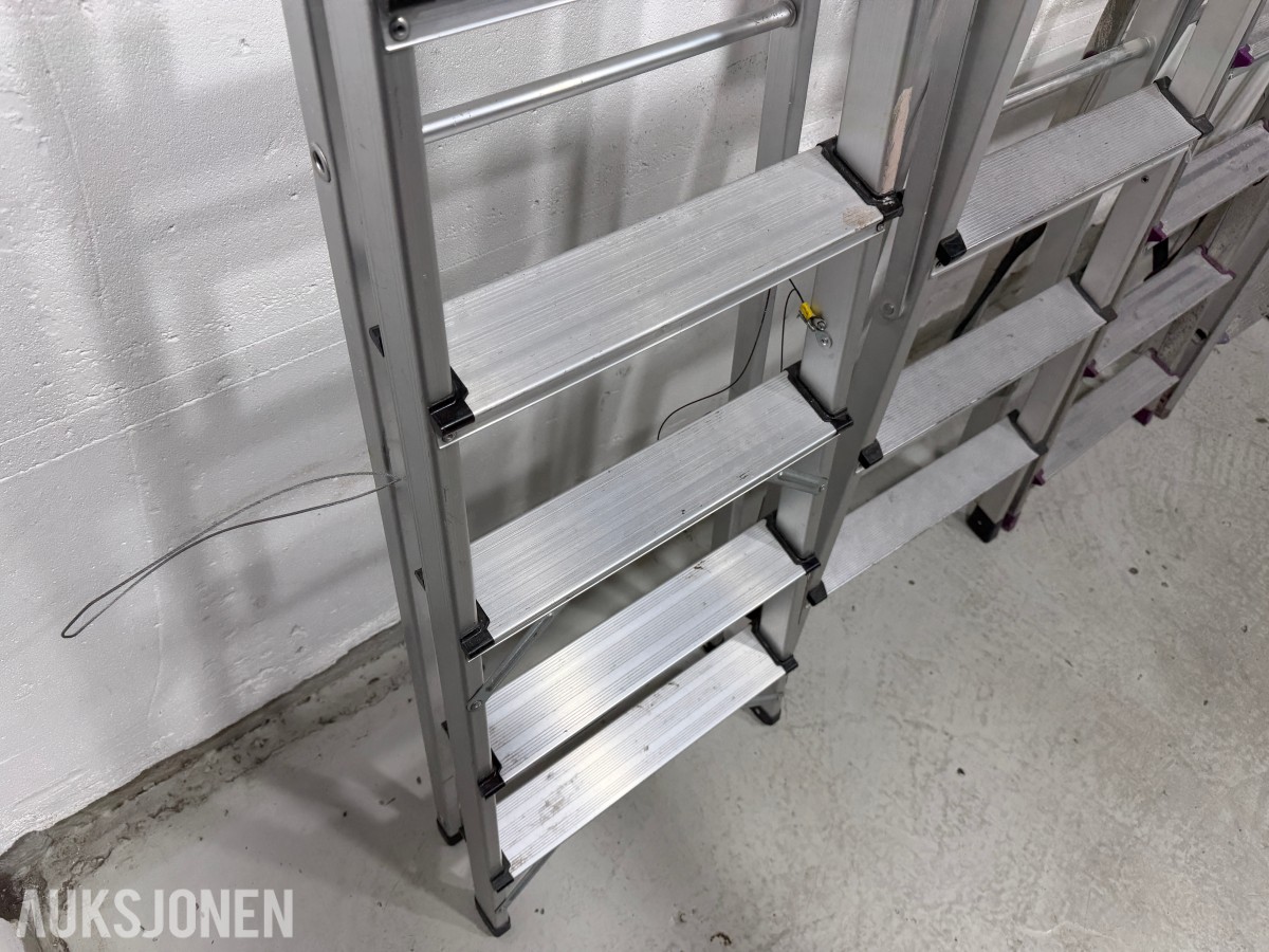 Parti Zarges og Hard Head stiger i aluminium