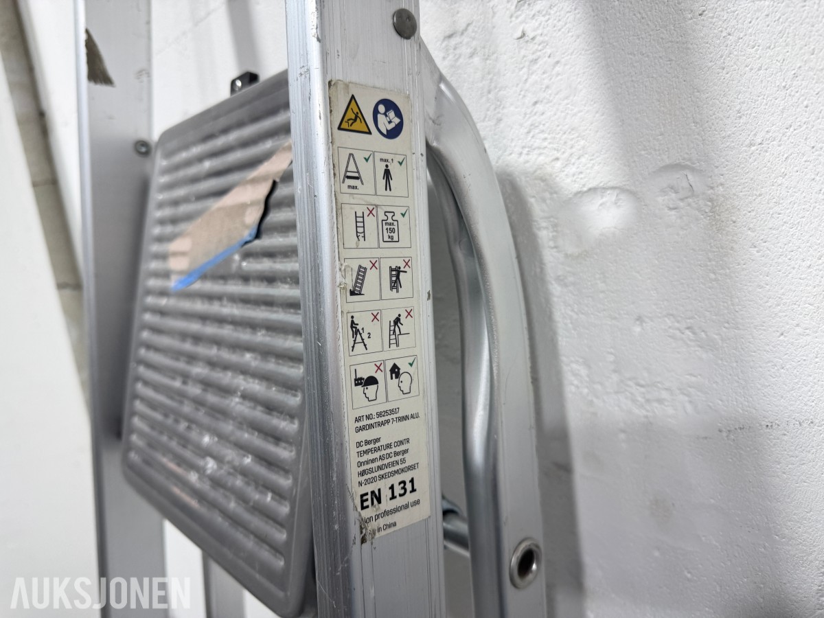 Parti Zarges og Hard Head stiger i aluminium