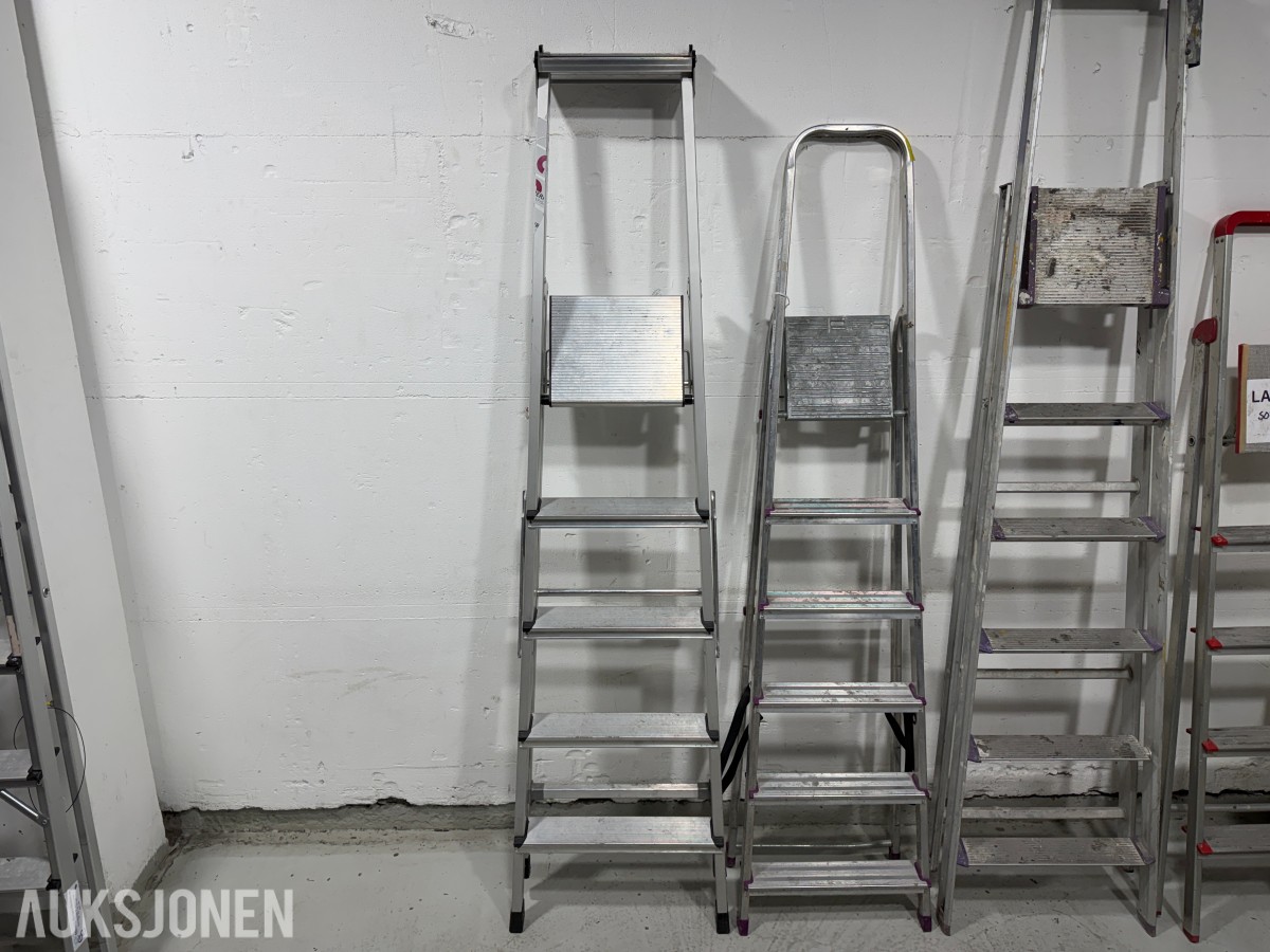 Parti Zarges og Hard Head stiger i aluminium