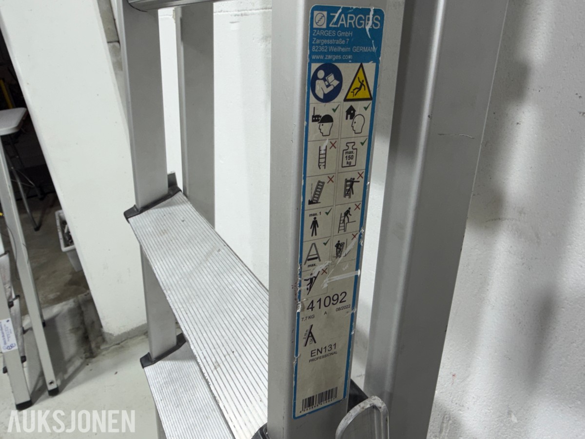 Parti Zarges og Hard Head stiger i aluminium