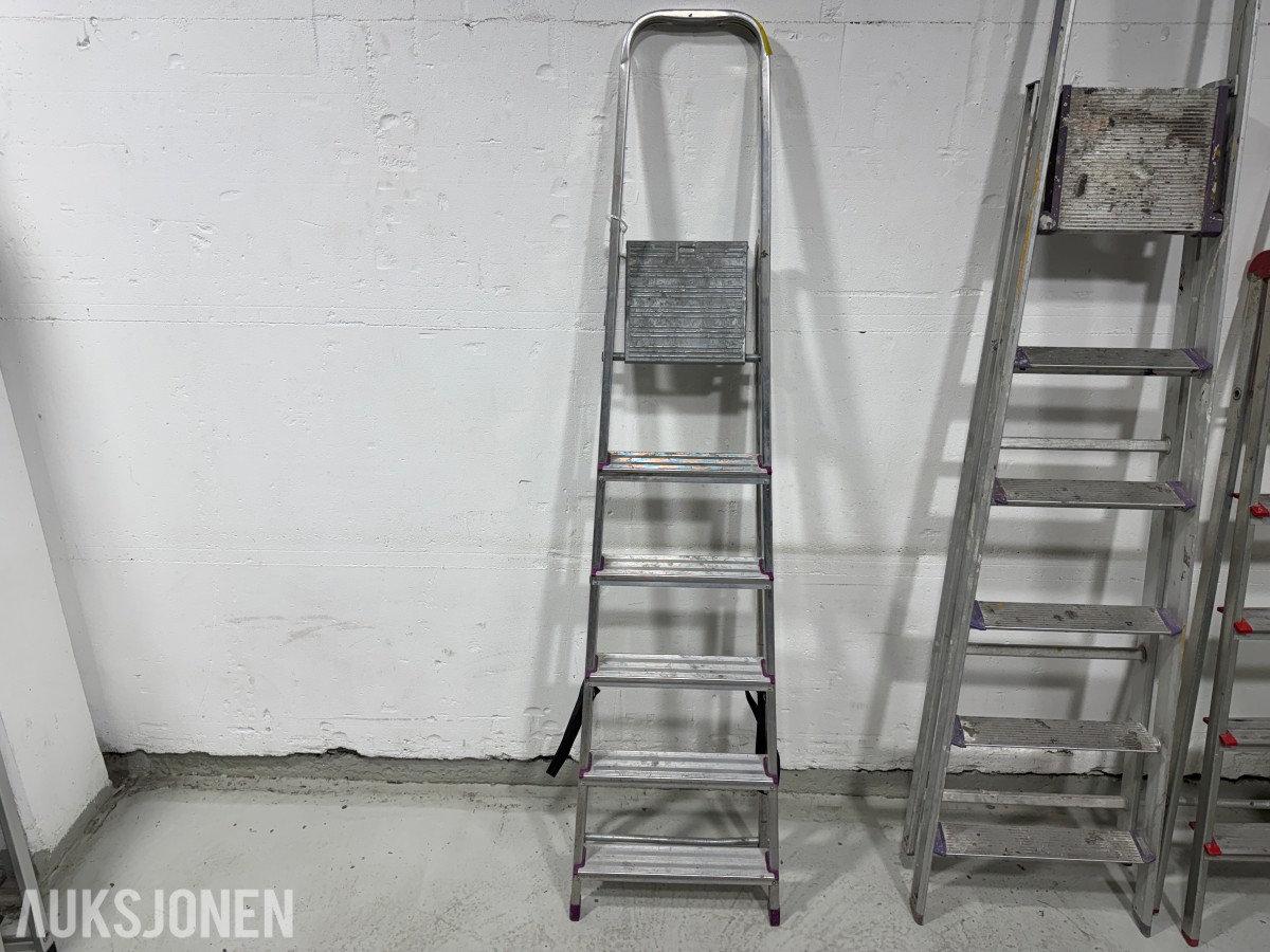 Parti Zarges og Hard Head stiger i aluminium