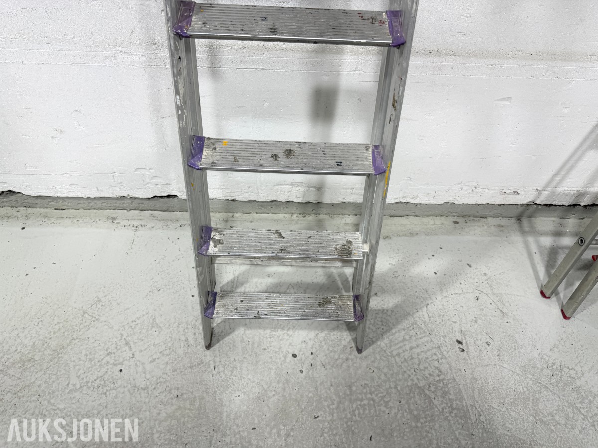 Parti Zarges og Hard Head stiger i aluminium