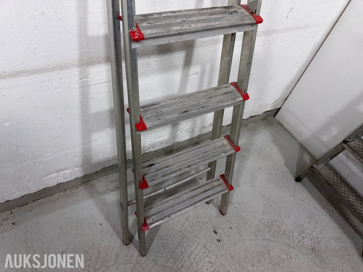 Parti Zarges og Hard Head stiger i aluminium