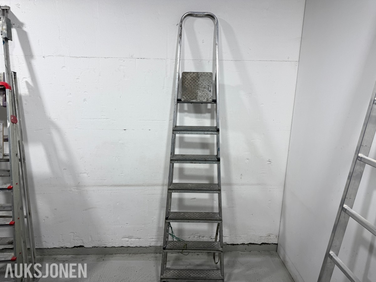 Parti Zarges og Hard Head stiger i aluminium