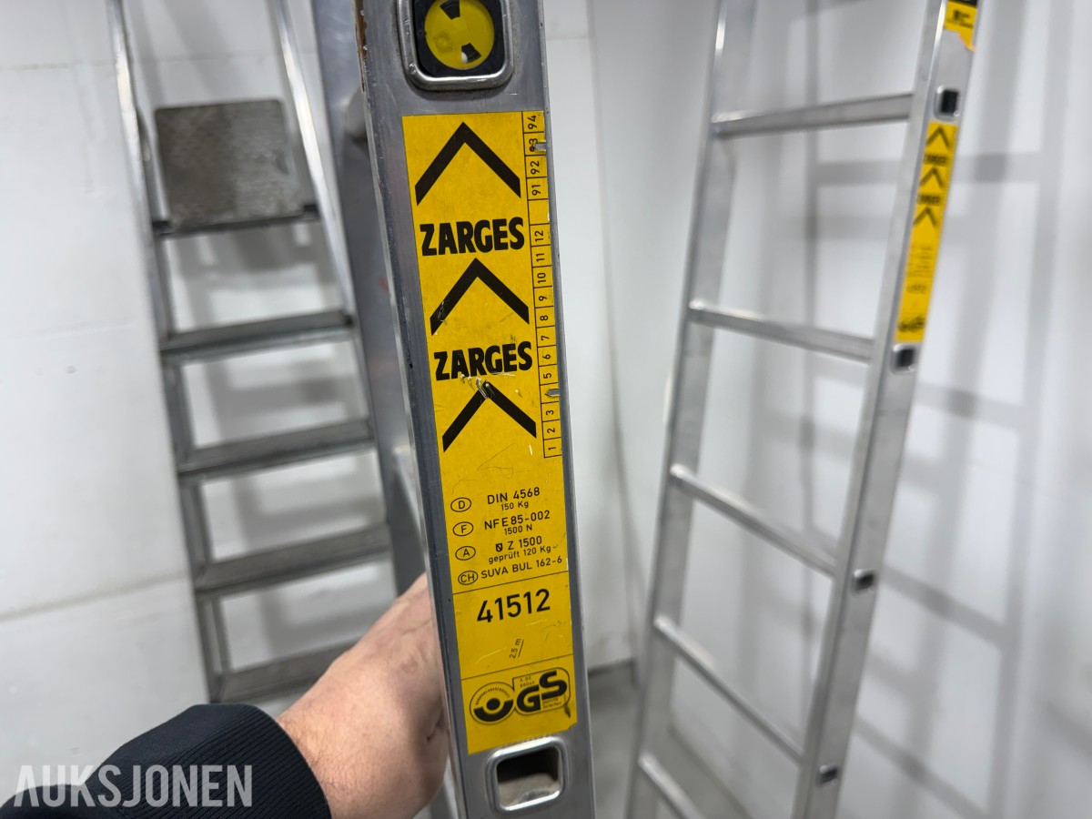 Parti Zarges og Hard Head stiger i aluminium