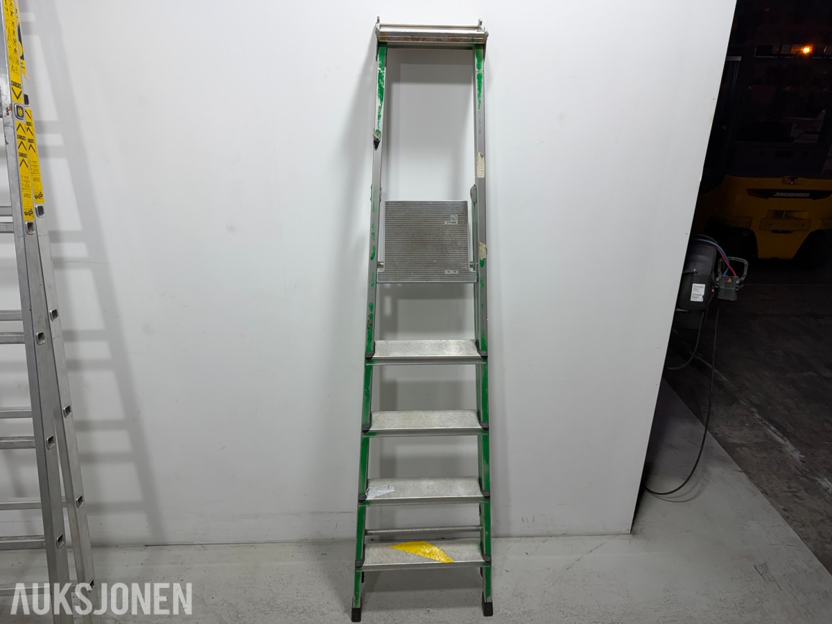 Parti Zarges og Hard Head stiger i aluminium