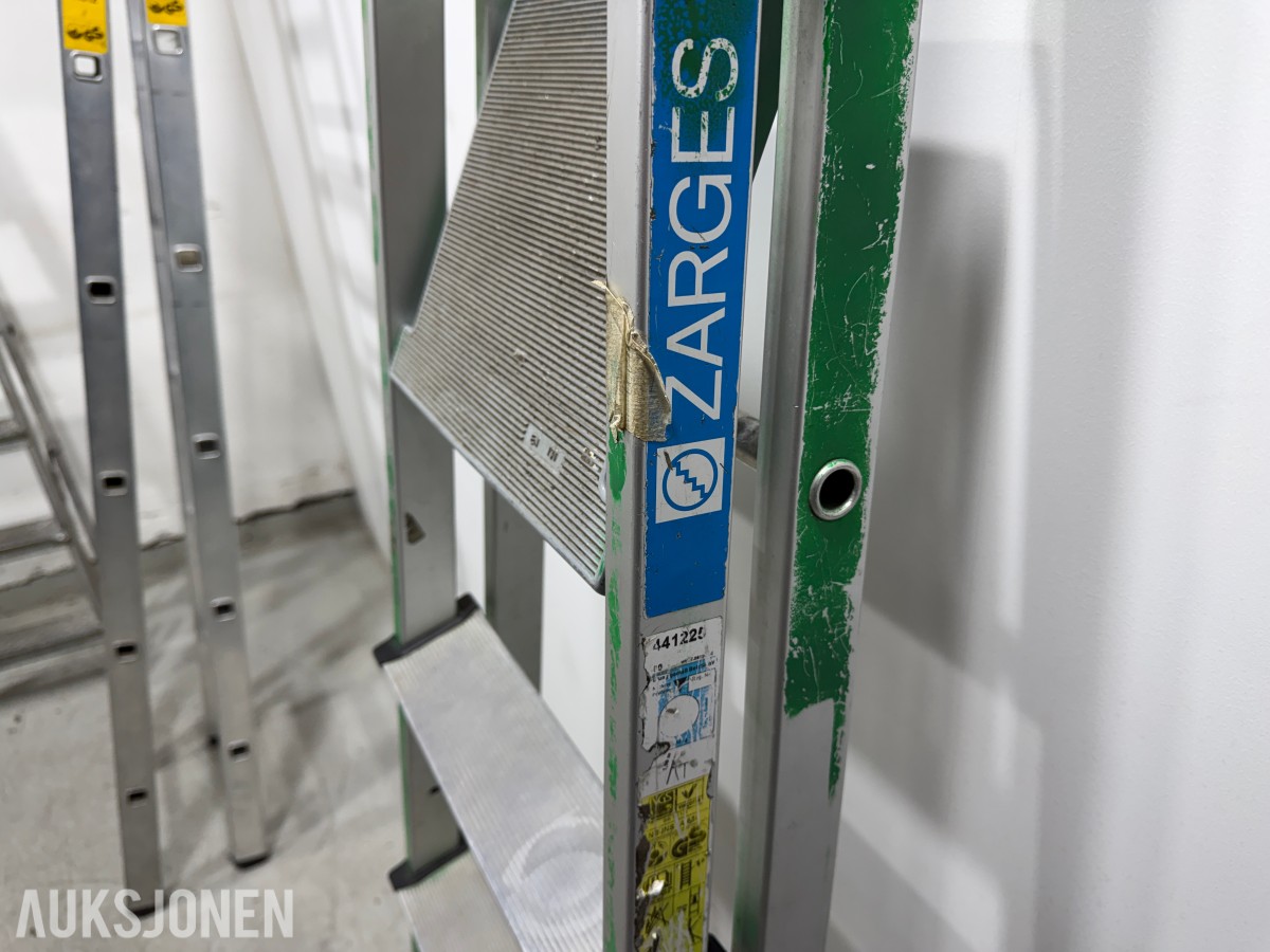 Parti Zarges og Hard Head stiger i aluminium