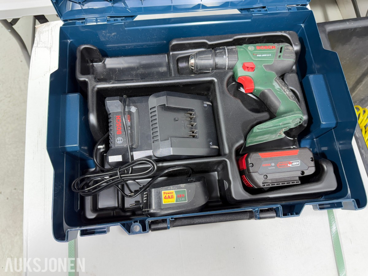 Verktøy og verkstedutstyr, Bosch, Kärcher og Black & Decker