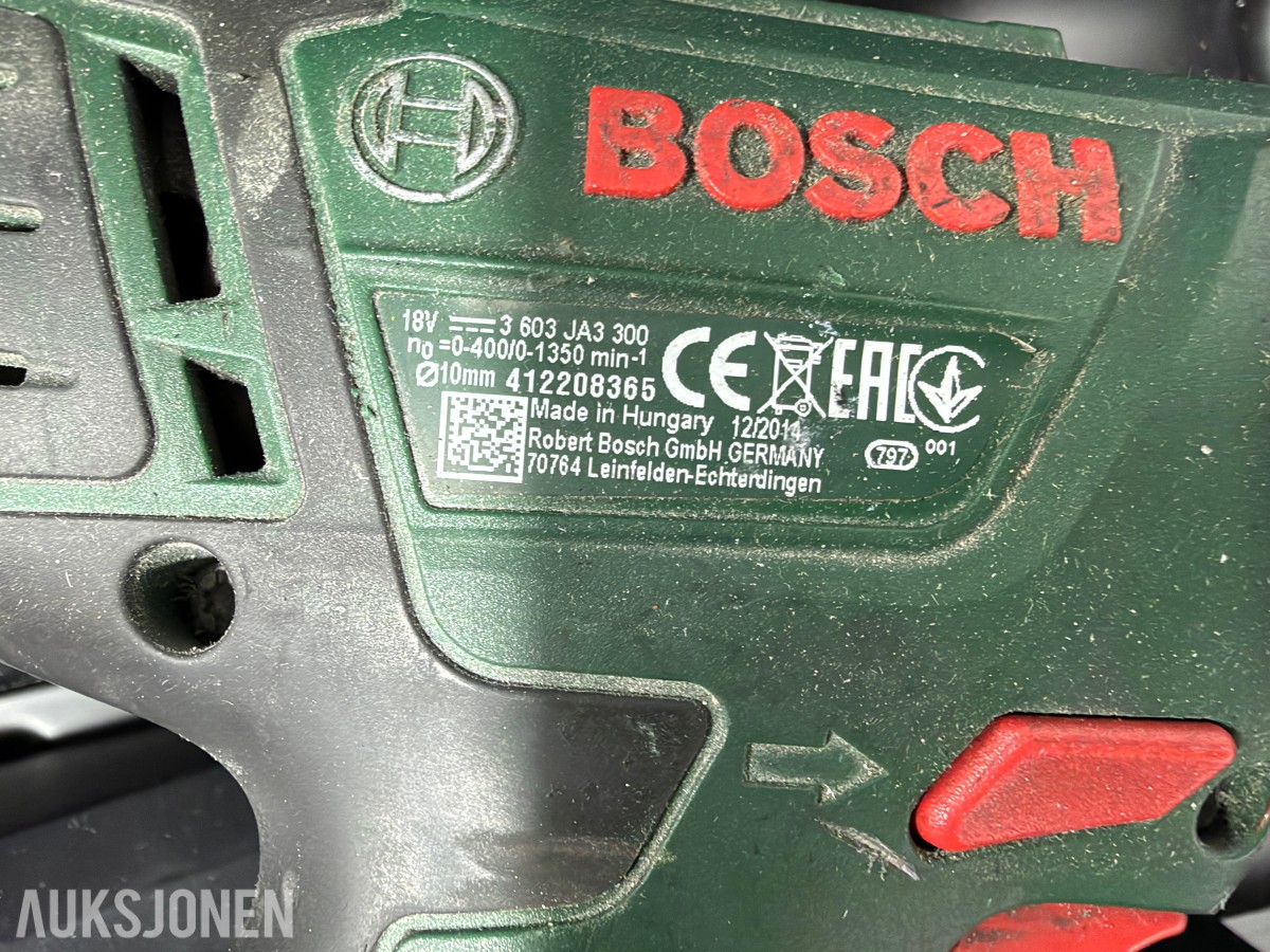 Verktøy og verkstedutstyr, Bosch, Kärcher og Black & Decker