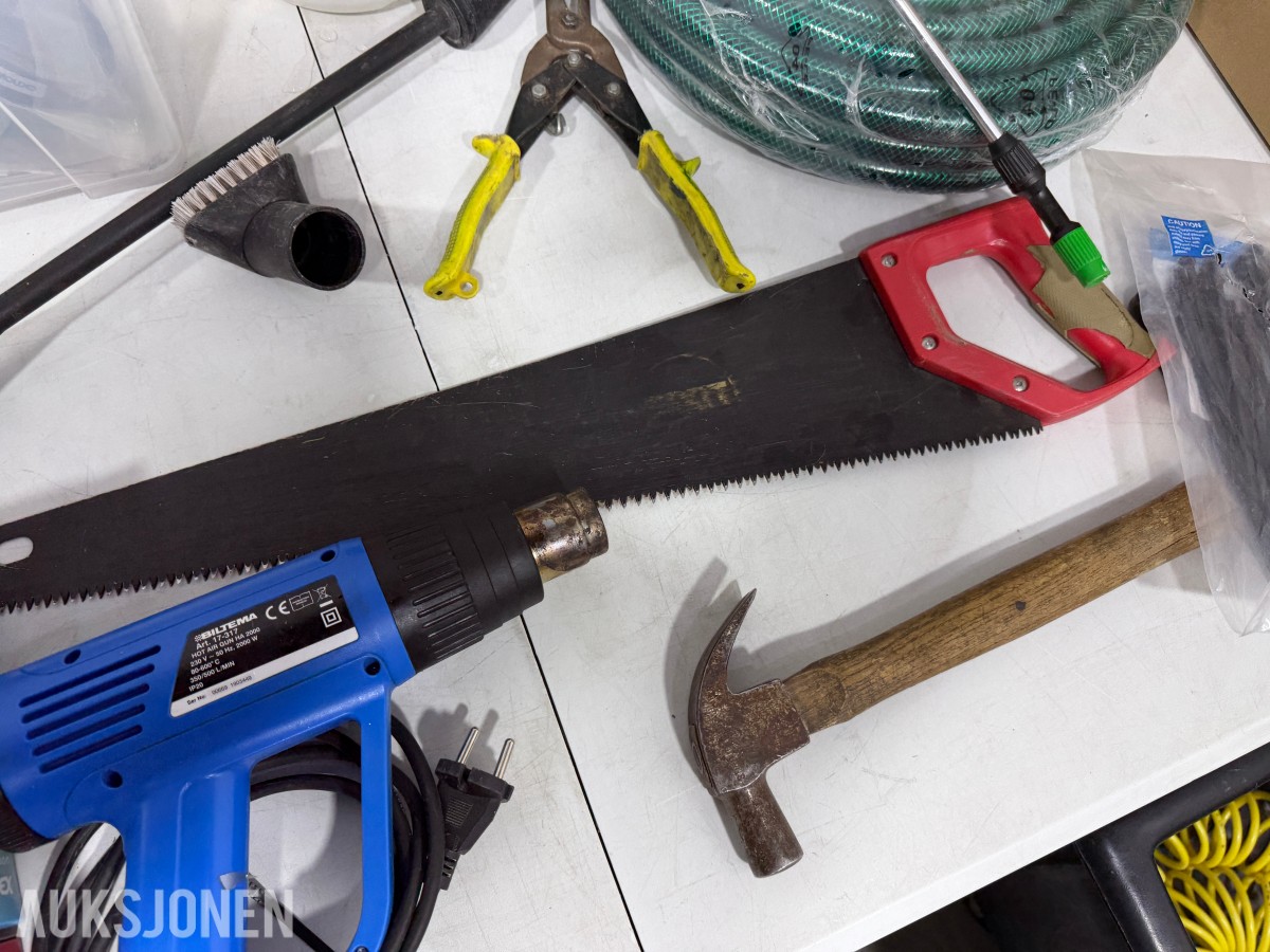 Verktøy og verkstedutstyr, Bosch, Kärcher og Black & Decker