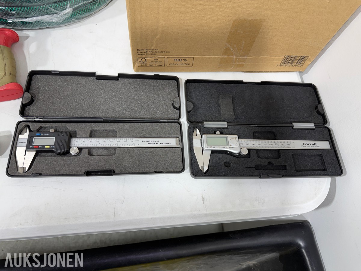 Verktøy og verkstedutstyr, Bosch, Kärcher og Black & Decker