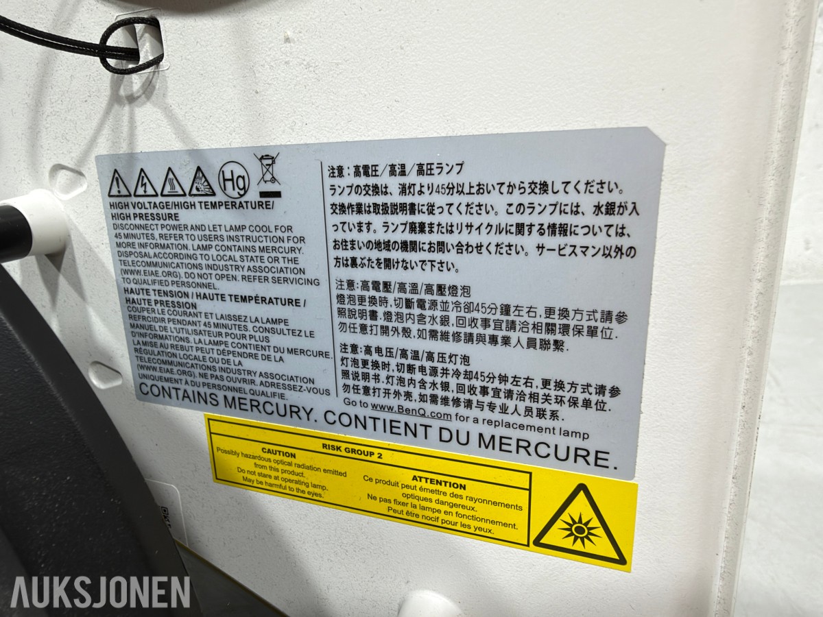 2 stk BenQ projektorer, MH680 og TH680