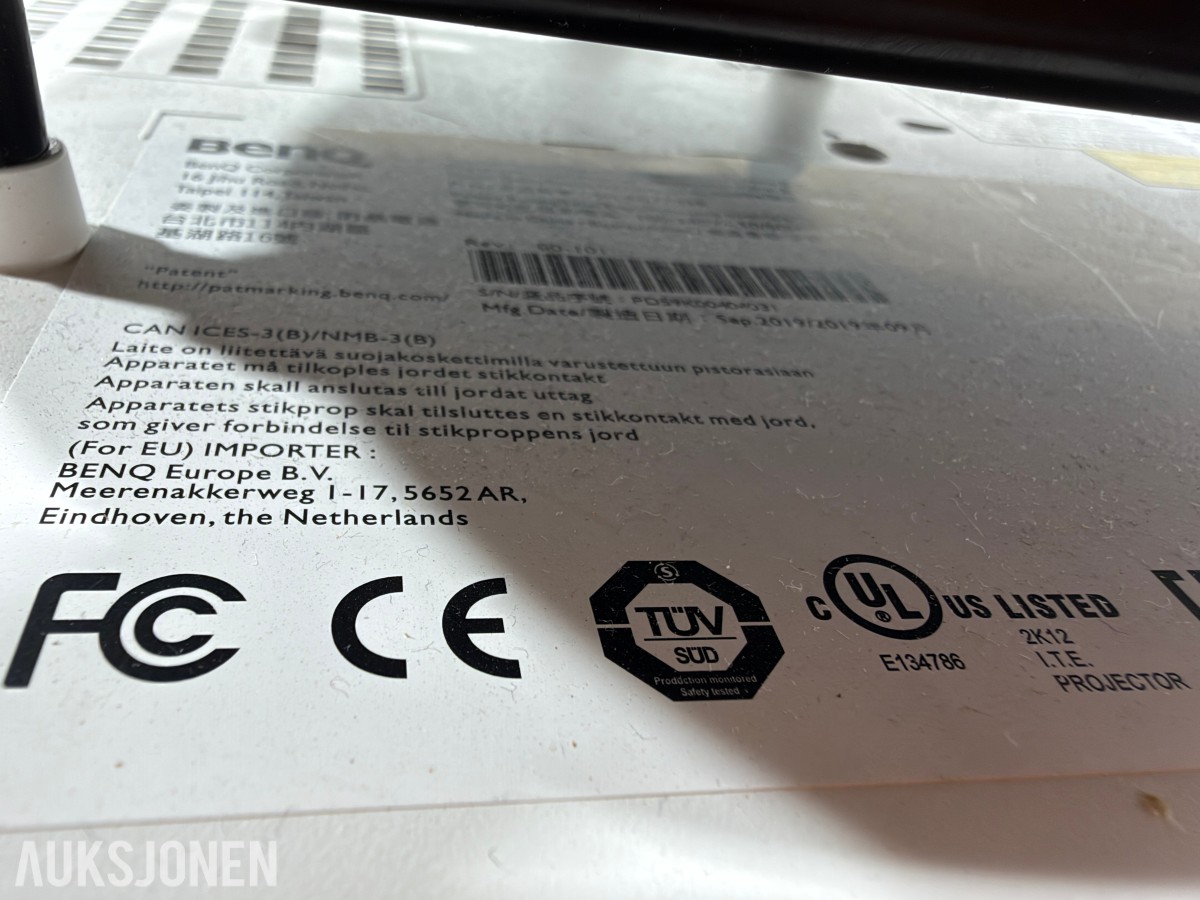 2 stk BenQ projektorer, MH680 og TH680