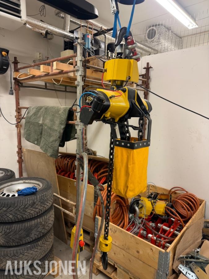 Luftdrevet kjettingtalje 3tonn Endo EHL-3TS