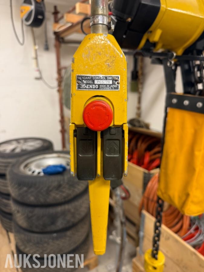 Luftdrevet kjettingtalje 3tonn Endo EHL-3TS