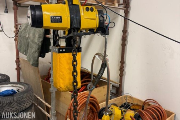 Luftdrevet kjettingtalje 3tonn Endo EHL-3TS