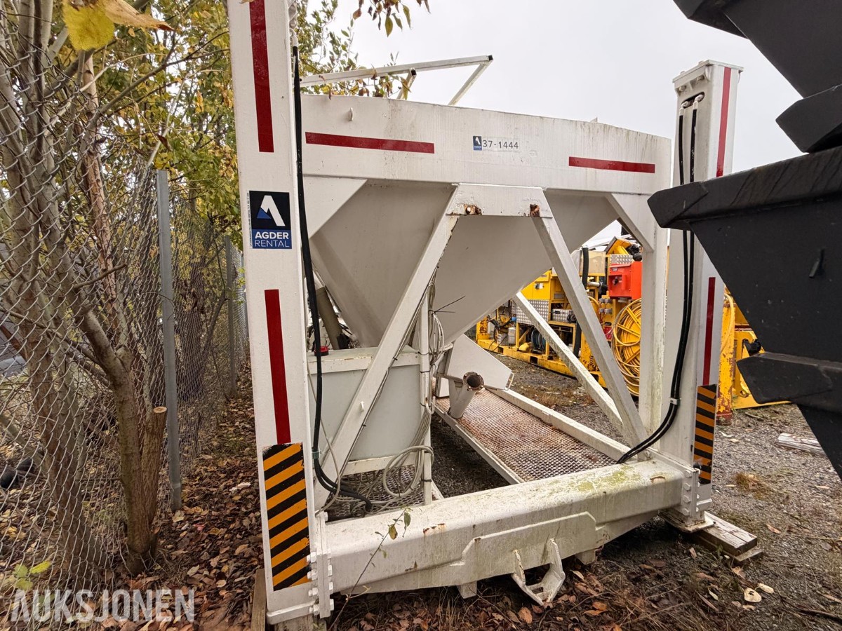 Silo-/doseringsanlegg med skruetransportører
