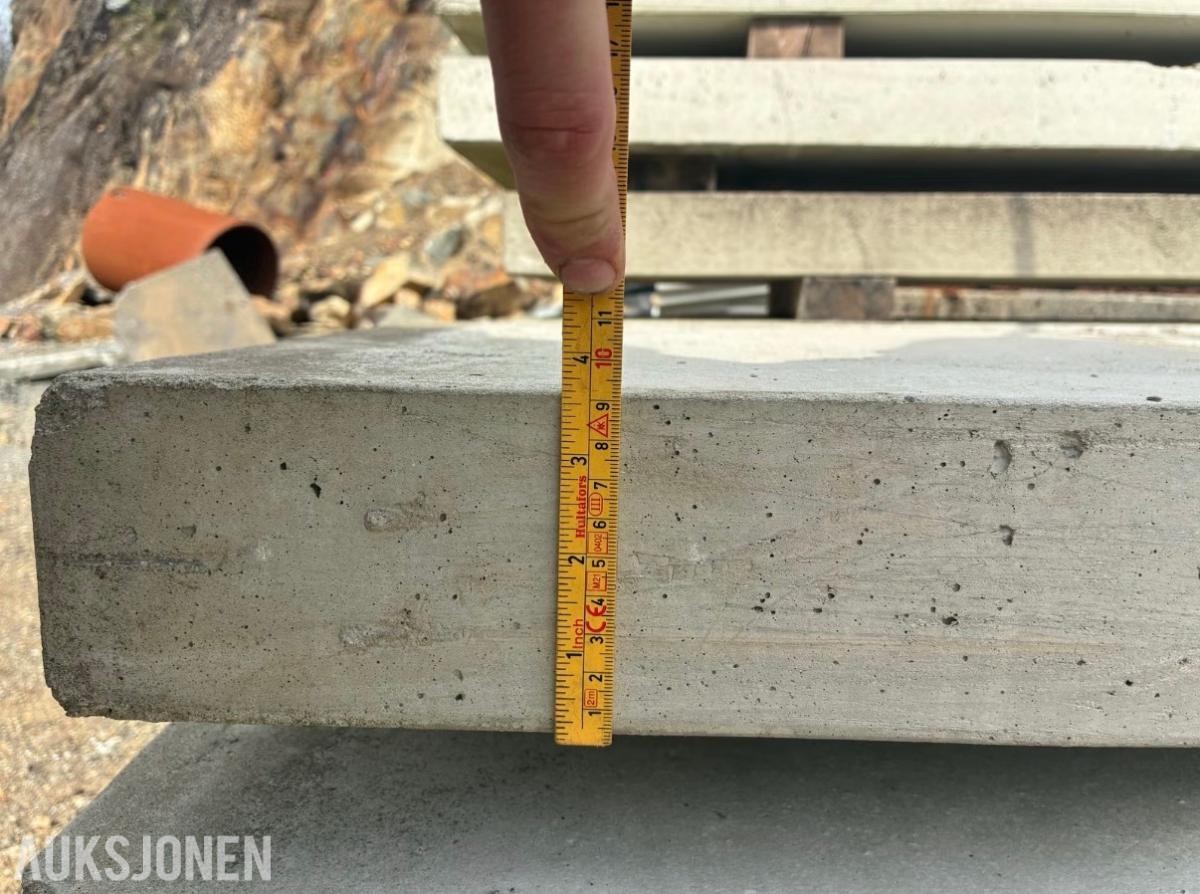 Betongheller / betongplater 2,5 m – 50 cm x 9 cm