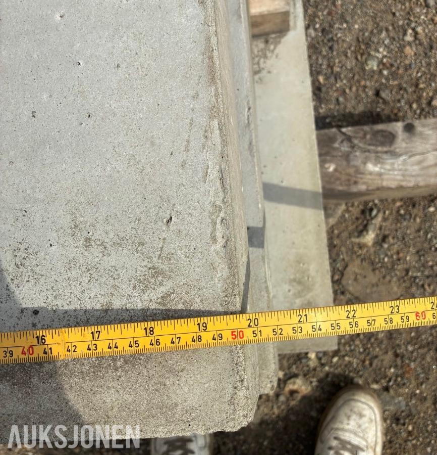 Betongheller / betongplater 2,5 m – 50 cm x 9 cm