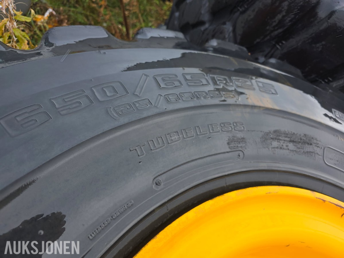 4 x Hjullaster hjul - 650/65-25