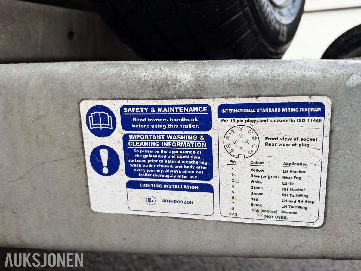 IFOR WILLIAMS LM146G | M/GITTER | 100KM/T | 2,6 TONN NYTTELAST