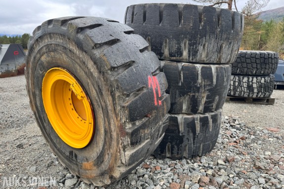 Bridgestone L5 hjullasterdekk - 23.5R25 - 4 stk - Passer til Volvo L110/L120