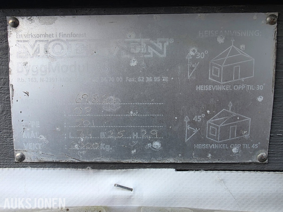 2008 MOELVEN 501 BRAKKE 7,4 x 2,5 