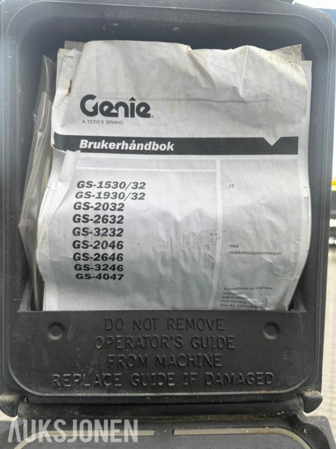 2017 Genie GS-2632 sakselift