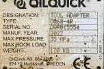 2022 OilQuick OQ60-4R redskapsadapter / Hurtingfeste S60