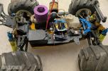 Stor RC Nitro-samling 4 biler, Startkasse, Ladere, Deler, etc.