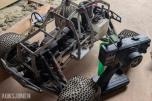 Stor RC Nitro-samling 4 biler, Startkasse, Ladere, Deler, etc.